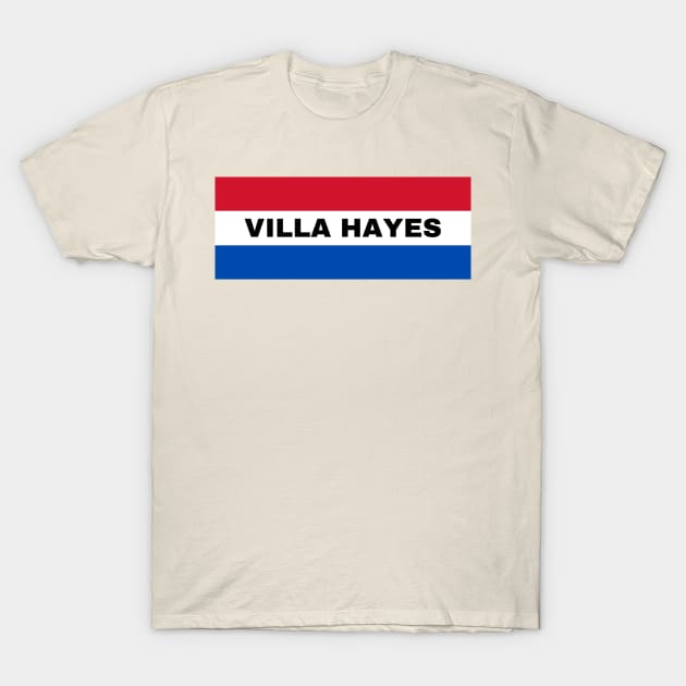 Villa Hayes City in Paraguay Flag Colors T-Shirt by aybe7elf